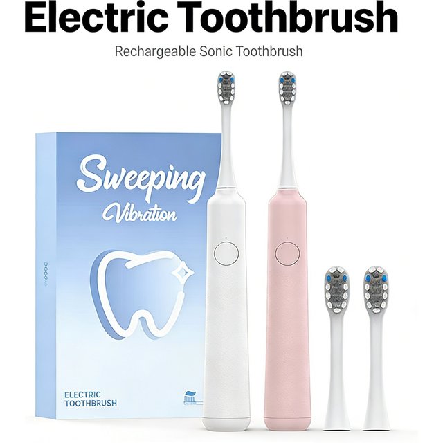 DOCOLAB Sonic Electric Toothbrush 3Gear Vibration Rechargeable Waterproof Teeth Whitening Cleaning Personal Care Appliance MT001