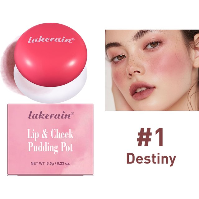 Pot de pouding flou pour les lèvres et les joues, fard à joues Blush, maquillage pour bébé, 5g,