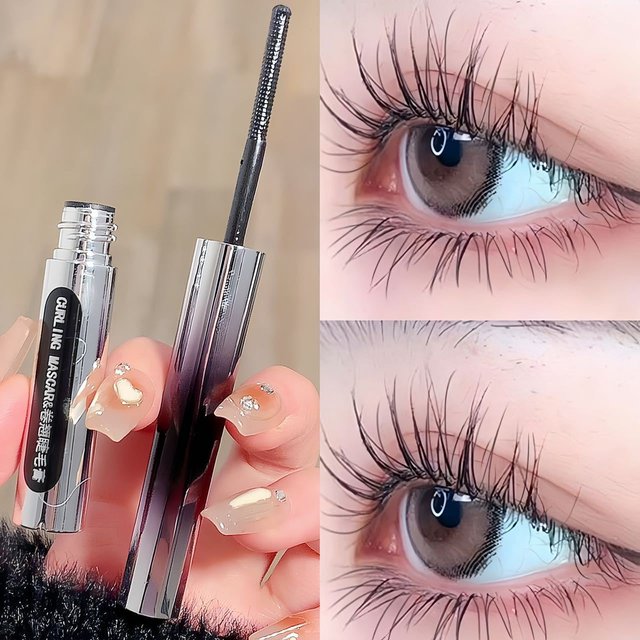 Mascara tête de Type barre métallique noire 3D, allonge les cils, Volume supplémentaire, cils