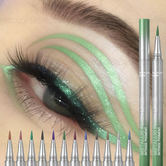 1PC Pearlescent Shimmery Eyeliner and Eyeshadow Pen, Durable and Waterproof, Easy To Apply, Quick-drying, High-gloss Eye Makeup