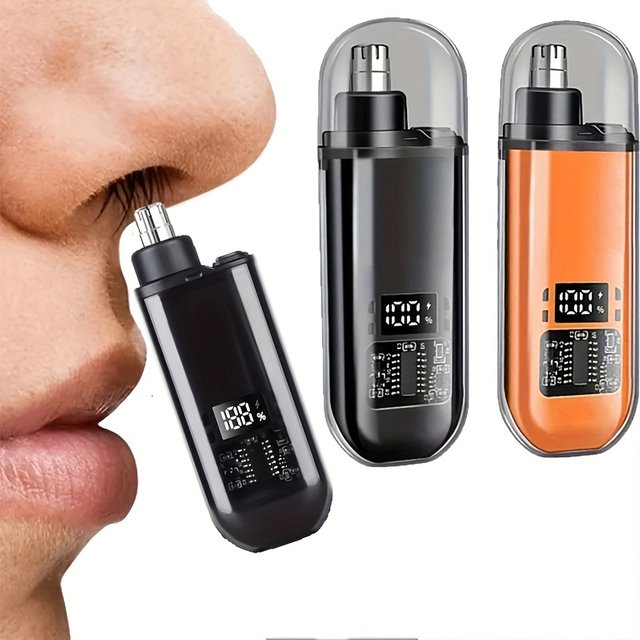 USB Rechargeable Nose Ear Hair Trimmer Electric Eyebrow Facial Shaver for men Women Ideal Gift for Father's Day Halloween