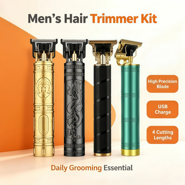 Retro T9 Electric Haircutting Shears Electric Hair Trimmer Rechargeable Men's Haircutting Shears Professional Men's Beauty Tools