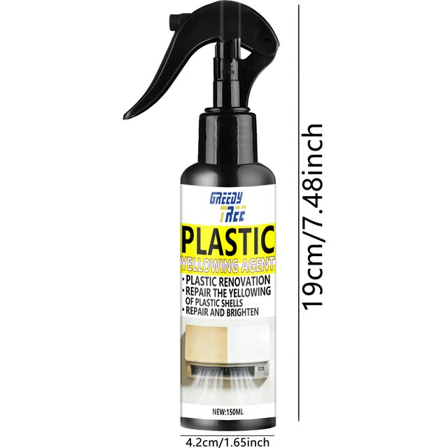 Multi-purpose Plastic Yellowing & Stain Removal Spray Instant Oxidation Remover Yellowing Remover for Air Conditioners