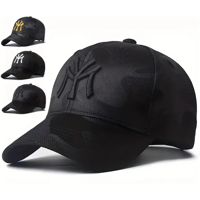 Unisex Letter Embroidery Camouflage Baseball Caps Spring and Autumn Outdoor Adjustable Casual Hats Sunscreen Hat Sports Golf Cap