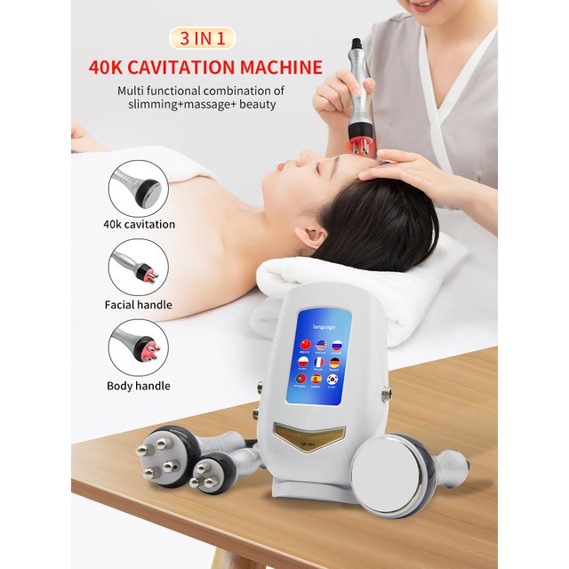 Wholesale 40K Body Facial Radiofrequency Massage Fat Burn Weight Loss Vibration Massage Beauty Device Skin Tighten Face Skincare