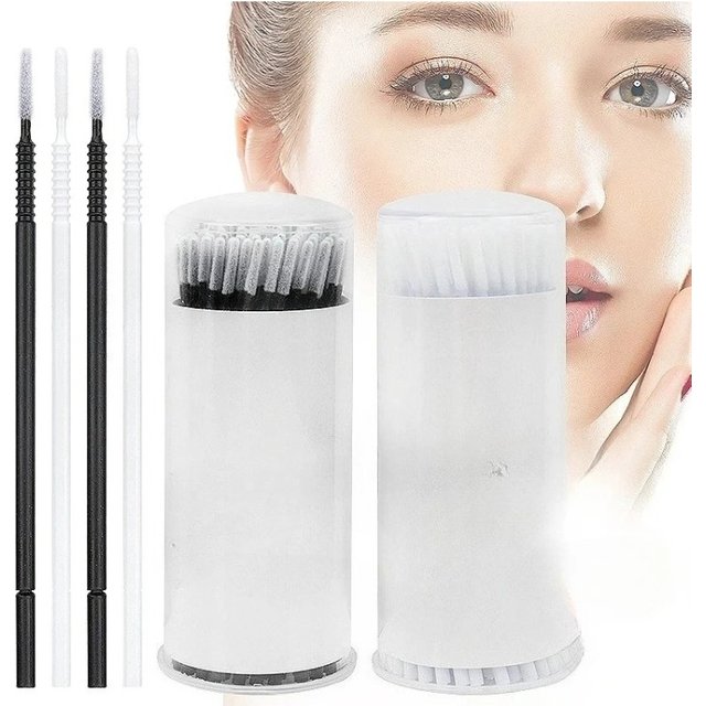 100 Pcs Disposable Spiral Mascara Brush Handle Microbrush Applicator Lashes Brushes Eyelash Extension Makeup Tools lash brush