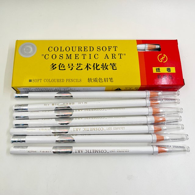 White Tattoo Eyebrow Pencil Waterproof Microblading Peel-off Water-Resistant Microblading Eyebrow Pencil Makeup Position Tools