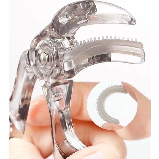 With Frameless Toothed Comb Eye Makeup Tool Professional Curling Tool Portable Wide-Angle Eyelash Clip Lasting Eyelash Curler