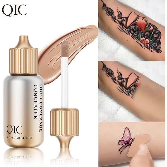 QIC Liquid Concealer Matte High Coverage Waterproof Oil Control Moisturizing Long Lasting Concealer Professional Face Makeup