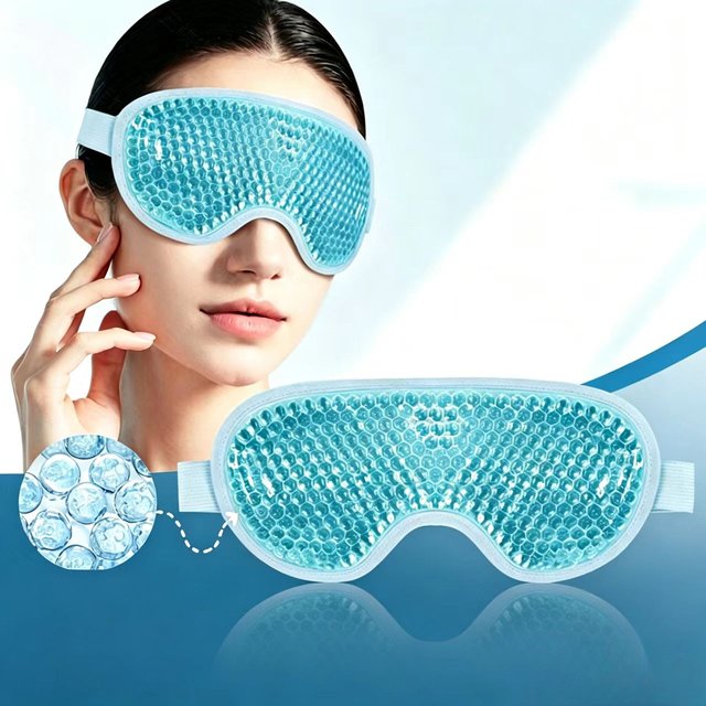 Cold Compress Eye Mask Can Be Reused for Dark Circles Swollen Eyes Relieving Migraines and Eye Fatigue Skincare Gift Eye Mask