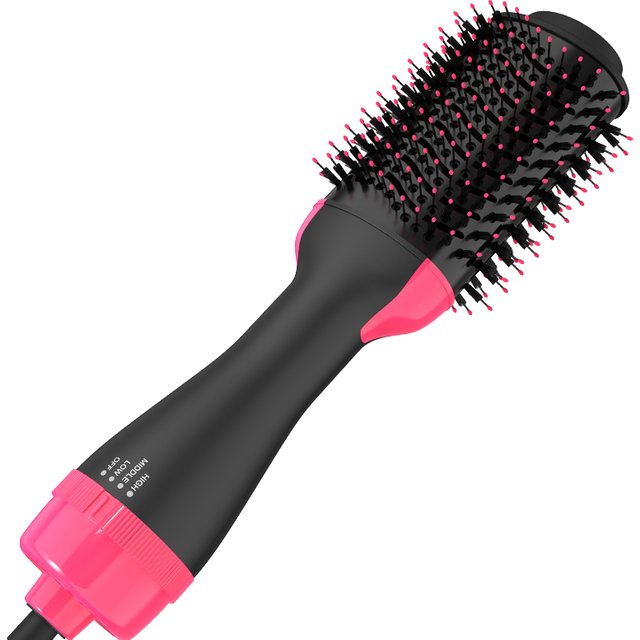 LISAPRO 2 IN 1 One Step Hair Dryer and Volumizer Hair Straightener Hot Air Brush Hair Curler Hair Beauty and Health Styling
