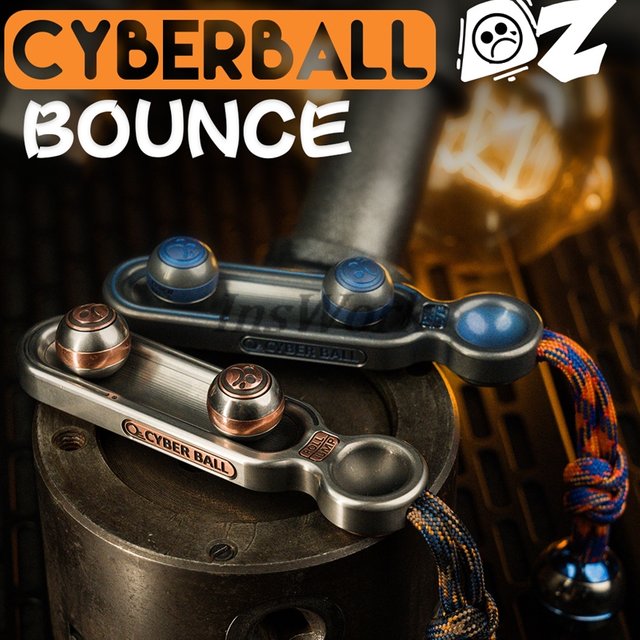 Jouets en métal Dz Cyber Ball rebond Push Slider Fidget jouet perle Spinner nouveau Design Original limite élastique Edc Gadgets Fidget jouets