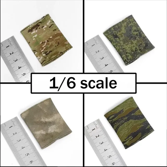 1/6 Scale Camouflage Neck Soldier Neck Gaiter Cover 50mm Russian EMR Face Mask Model for 12" Male Action Figures Body