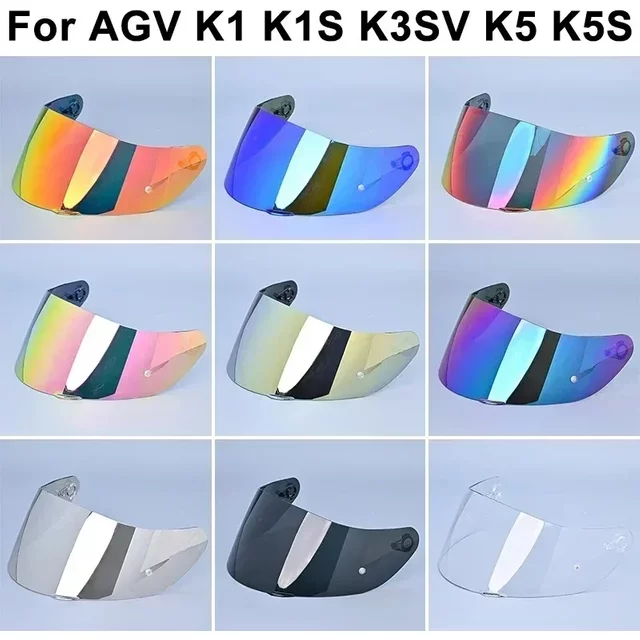 K5 Helmet Visor Shield for AGV K3SV K1 K5 K5S High Strength Sunscreen Capacete Windshield Uv-cut Lens Casco Moto Accessories