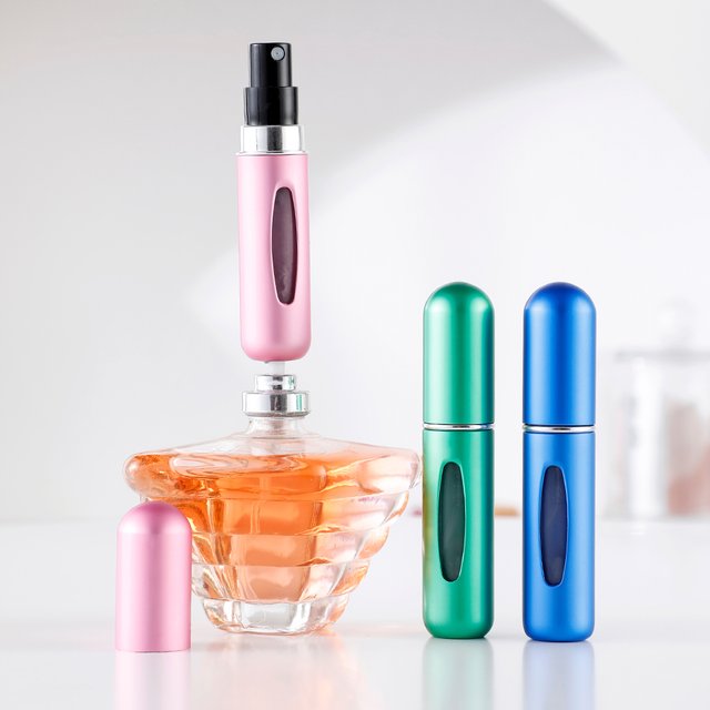 Bouteille distributrice de parfum, 3 paquets, coque en aluminium de 5ml, flacon de parfum de