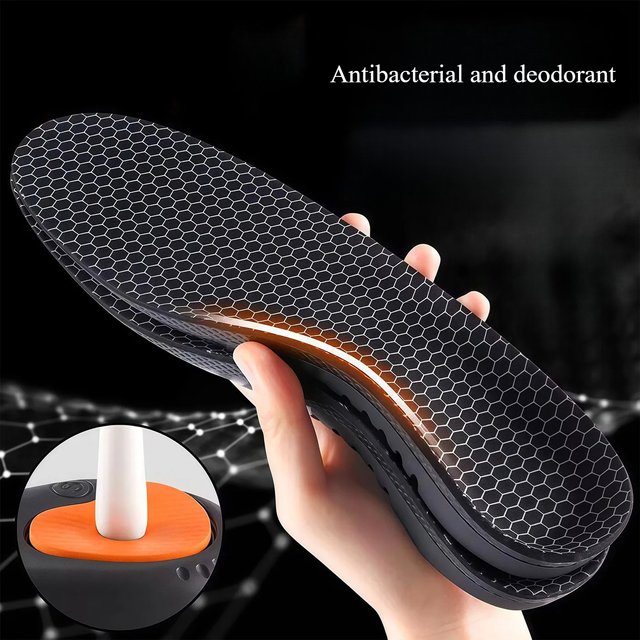 Arch Support Insole Graphene Sports Flat Foot Deodorant High Elasticity Shock Absorption Breathable Sweat Absorbing Insole