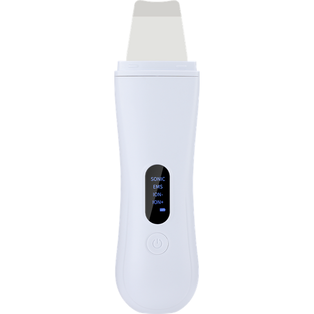 Ultrasonic Skin Scrubber Peeling Blackhead Remover Deep Face Cleaning Ultrasonic Ion Acne Pore Cleaner Facial Shovel Scrubber