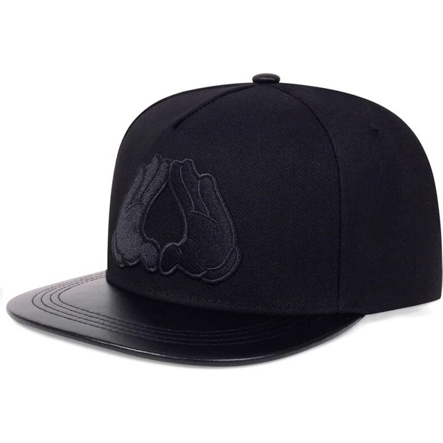 Unisex Hands With Love Embroidery Hip-hop Hats Spring Autumn Outdoor Adjustable Casual Baseball Caps Sunscreen Hat