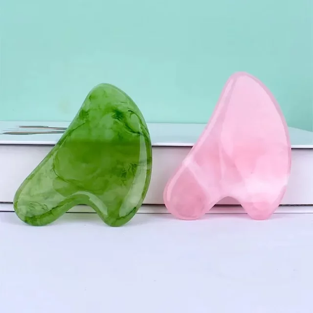 Resin Guasha Tools Board Facial Skincare Gua Sha Massage Face Massager Scrapers for Face Neck Back Body SPA Massage Tool