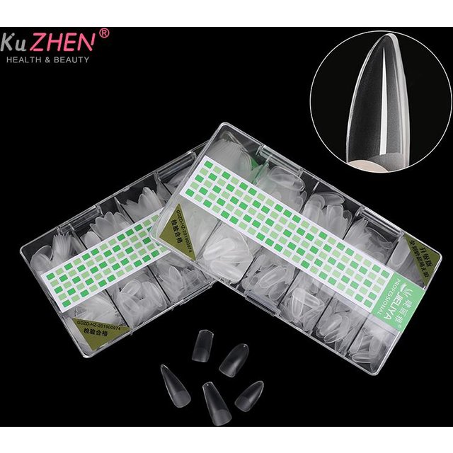 500Pcs/Box False Nail Nail Extension Tips False Full Tips Nails DIY Nail Art Fake Nail Tips Nail Polish Manicure Tool NEW