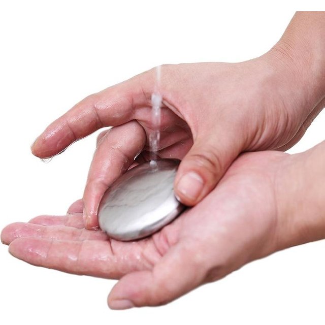 Oval Stainless Steel Deodorant Metal Soap Kitchen Garlic & Fish Deodorising Hand Washing Soap Deodorizing Eliminating Odor Tools