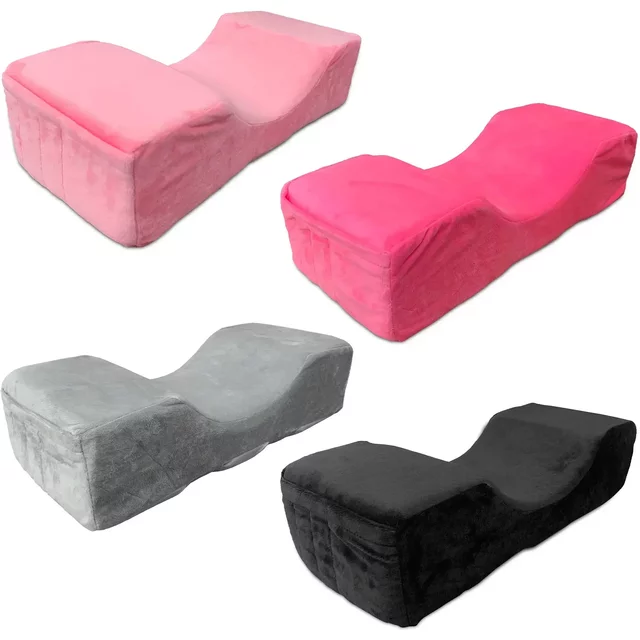 1pcLash Pillow Neck Support Eyelash Soft Pillow Grafting Eyelashes Memory Foam Eyelash Extension Pillow With Pocket Makeup Salon