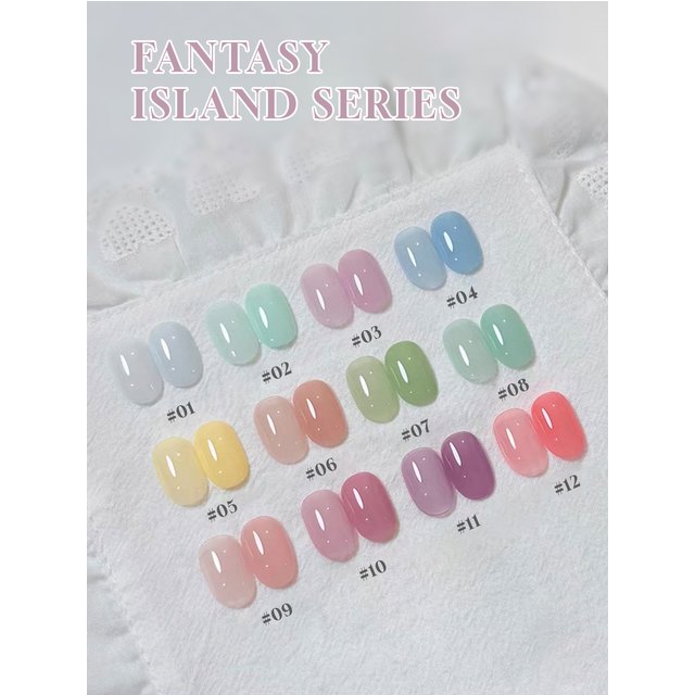 1-12pcs 12ml Spring Nail Jelly Dopamine Gel Nail Polish Popular Colors UV LED Curing Holiday Women's Gift Nail Salon DIY Kit