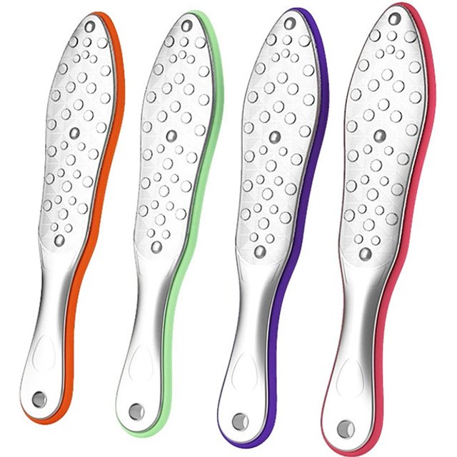 1 Pc Double-sided Stainless Steel Foot File Foot Rasp Sharpener Pedicure Tool Dead Skin Callus Remover Foot Care Tools