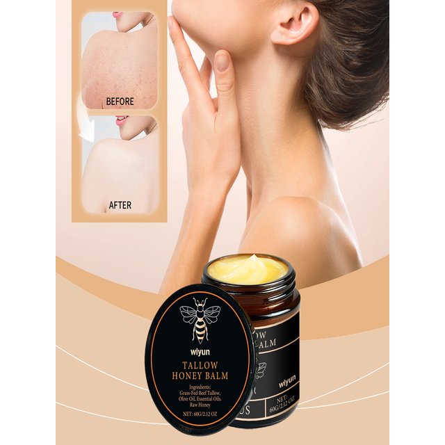 Tallow Honey Cream Glow Hydrating Skin Improve Elasticity Soft Bleaching Improve Dullness Firming Face Body Moisturizer Lotion