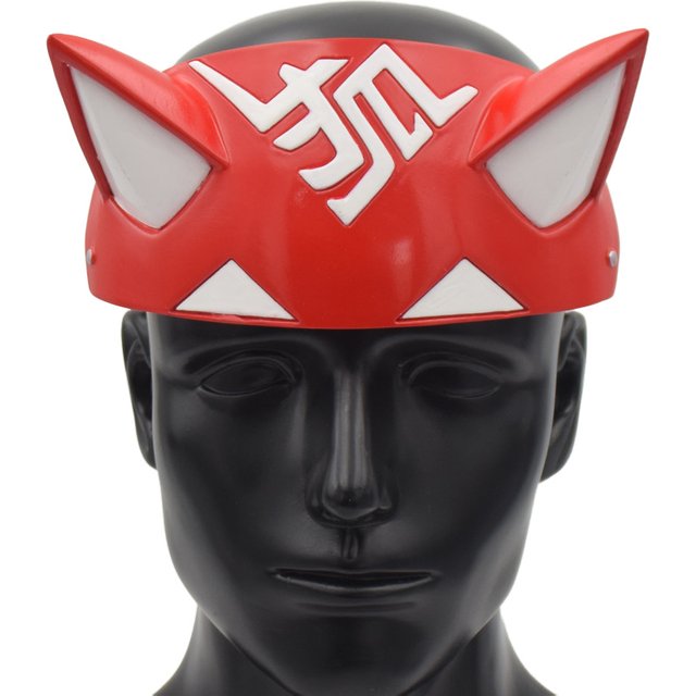 OW Kiriko Fox Halloween Mask for Adult Half Face Mask Masquerade Carnival Party Props Cosplay Accessories Resin Material