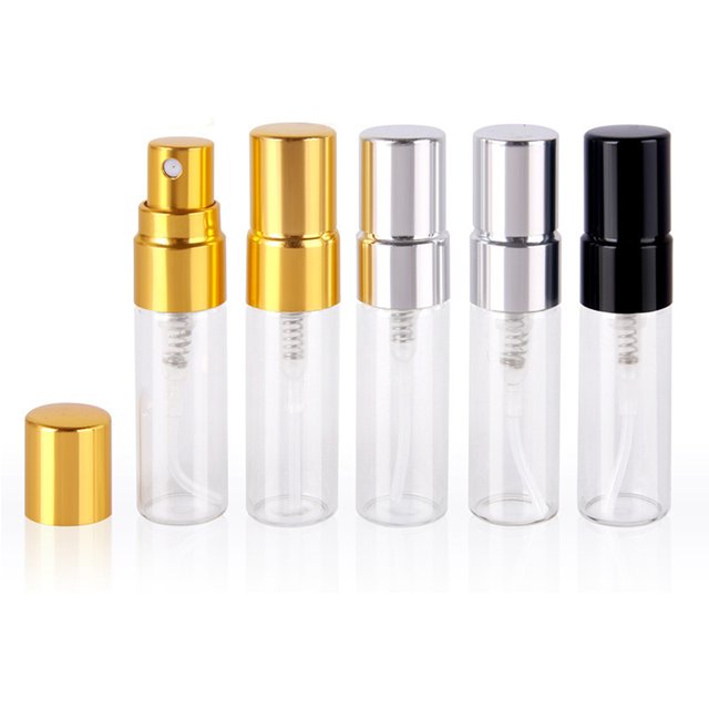 50pcs 100pcs 2ml 3ml 5ml 10ml échantillon bouteille de parfum rechargeable vide Mini vaporisateur
