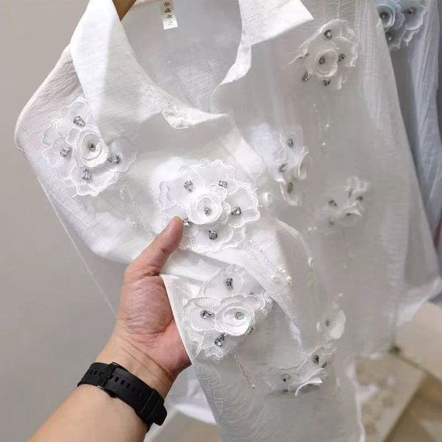 Long Sleeve Sunscreen Cotton Linen Blouses Shirts for women 2026 Summer Top Woman Clothing Blusas