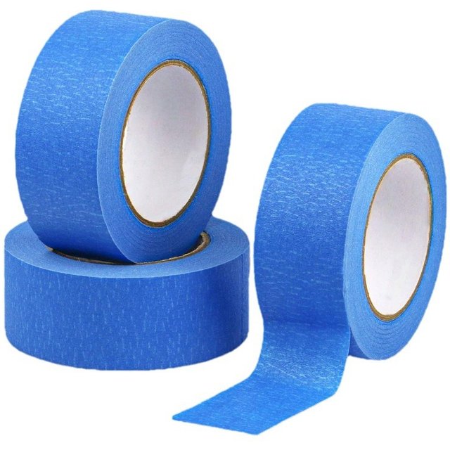 2 / 5 PCS Paint Tape Multi-Surface Masking Easy Removal Paint Tape Security Wall Painting Crafts Art Construction Home 50m/Roll