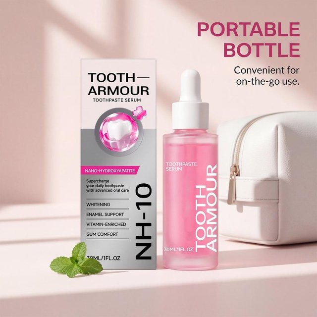 New Advanced Quick Niacinamide Brightening Teeth Whitening Serum Lightweight Compact Portable Daily Fresh Breath Essence