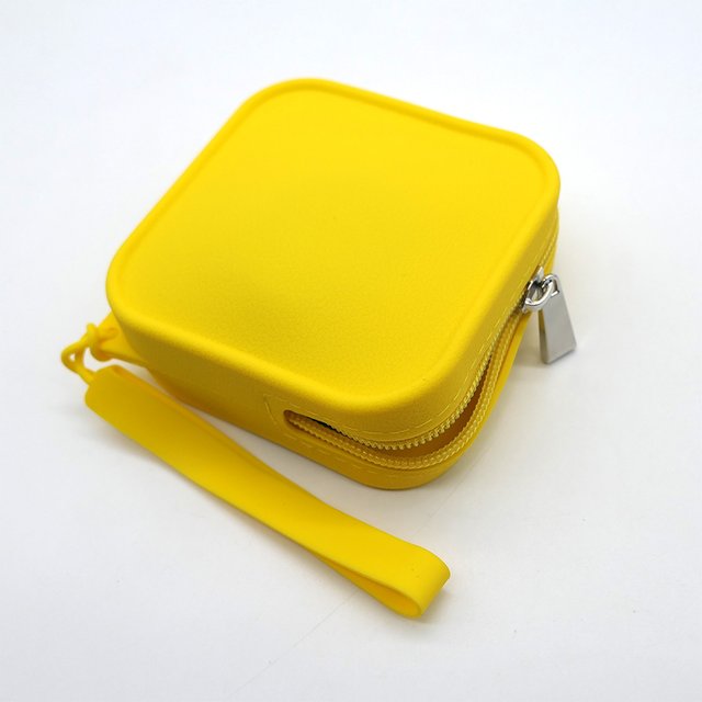 Square Silicone Cosmetic Storage Bag Large Capacity Travel Makeup Brush Holder Portable Waterproof Organizer for Cosmetics