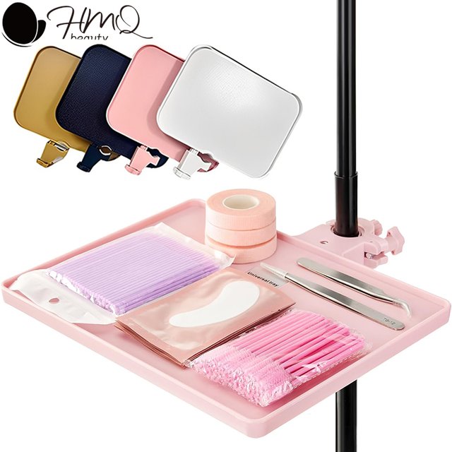 Eyelash Tray Holder Adjustable Plastic Essential Organizer Stand for Lashes Extensions Tools Makeup Organizer Lash Accessories