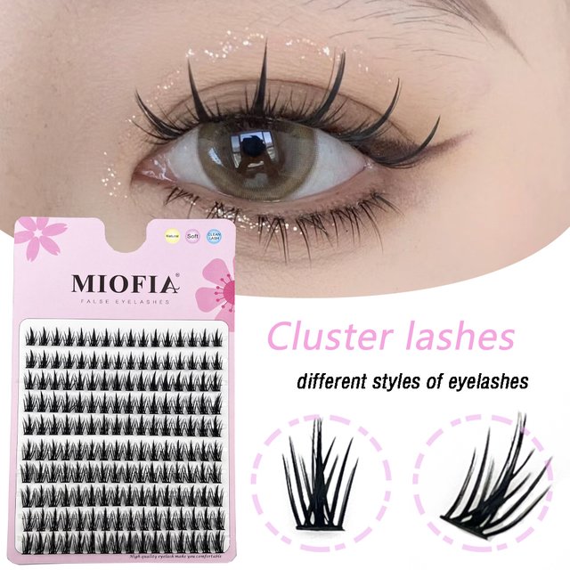 1 Box/160 Bunches Mink Eyelashes Natural Eyelash Extension 3D Russian Individual Eyelash Cluster Makeup Tool DIY Lashes Cilia