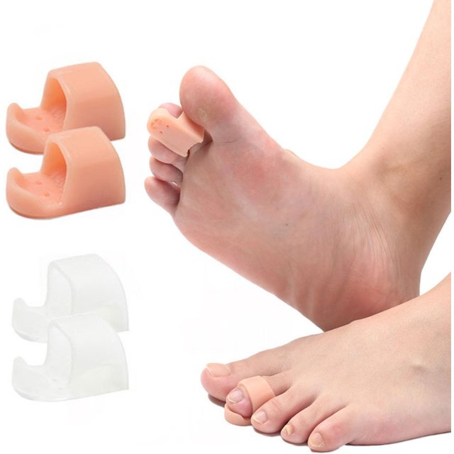 2/4Pcs Hammer Toe Corrector Toe Splints Realign Bent Curled Claw Hammer Toes Straighteners Pads Relief Foot Pain Foot Care Tool