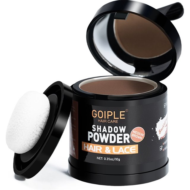 GOIPLE 10g Hairline Shadow Powder Waterproof Eyebrow Beard Concealer Root Cover Up Filling Thinning Hair Powder Halloween Makeup