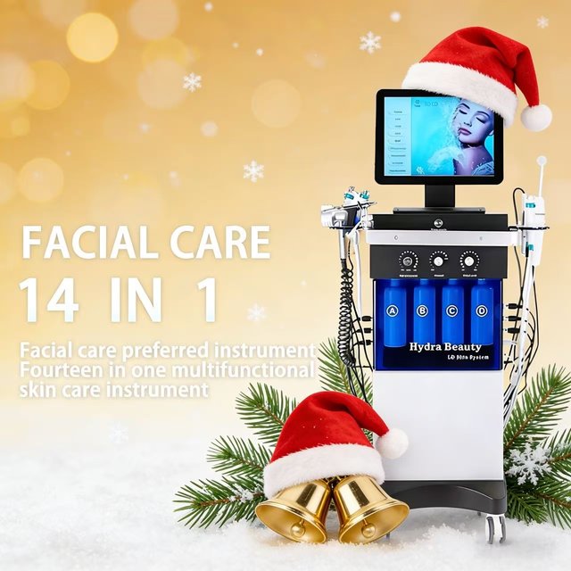 14 In 1 Hydra Beauty Facial Machine Skin Peeling Hydra Beauty Facial Hydradermabrasion Korea Aqua Peel Machine