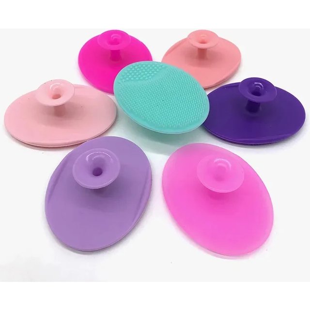 1-3pcs Silicone Face Cleansing Brush Facial Deep Pore Skin Care Scrub Cleanser Tool New Mini Beauty Soft DeepCleaning Exfoliator