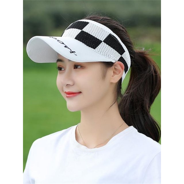 Ladies' Sun Hat Summer Mesh Breathable Cool Casual Empty Top Outdoor Sports Baseball Cap Fashion Knitted Women's Sunscreen Hat