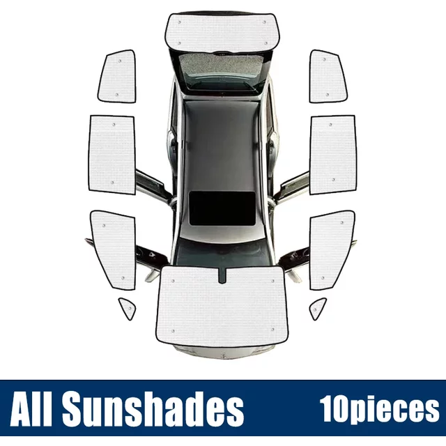 For Volkswagen VW Sharan 7N SEAT Alhambra 2011~2022 2015 2018 Car Sunshade Sunscreen Window Anti-UV Visors Coverage Accessories