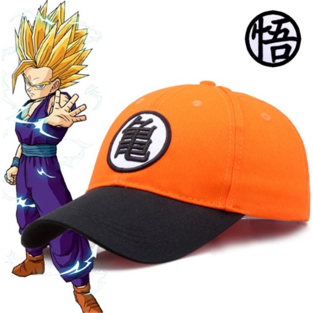Dragon Ball Son Goku Unisex Gui Wu Embroidery Baseball Caps Spring and Autumn Outdoor Adjustable Casual Hats Sunscreen Hat