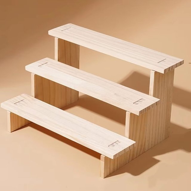 Étagère de présentation en bois, pour parfums, cosmétiques, bijoux, pour la décoration de fête, étagère de présentation commerciale