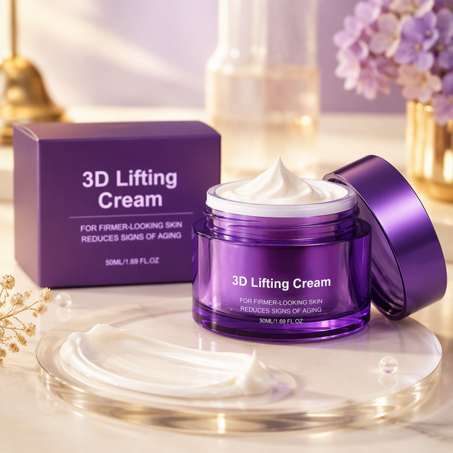 3D Lifting Skin Care Face Cream Moisturizing Hydrating Facial Neck Firming Cream Enhance Elasticity Strengthen Skin Barrier Care
