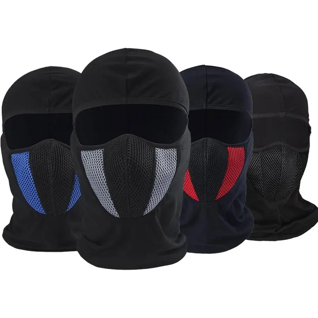 Full Face Mask Cycling Windproof Headgear Motorcycle Balaclava Breathable Outdoor Sports Men CS Mask Head Cover Hat