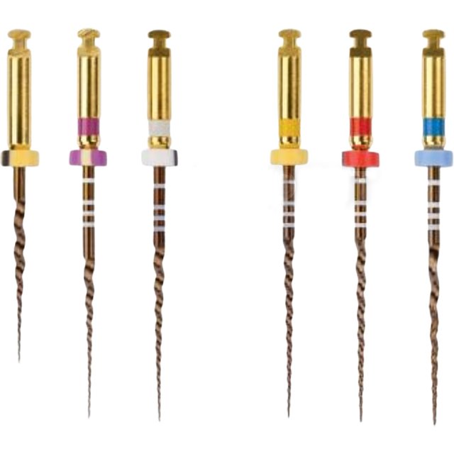 3x6pcs/box Dental Endodoncia Files GOLD Files Dentistry teeth whitening Root Tools