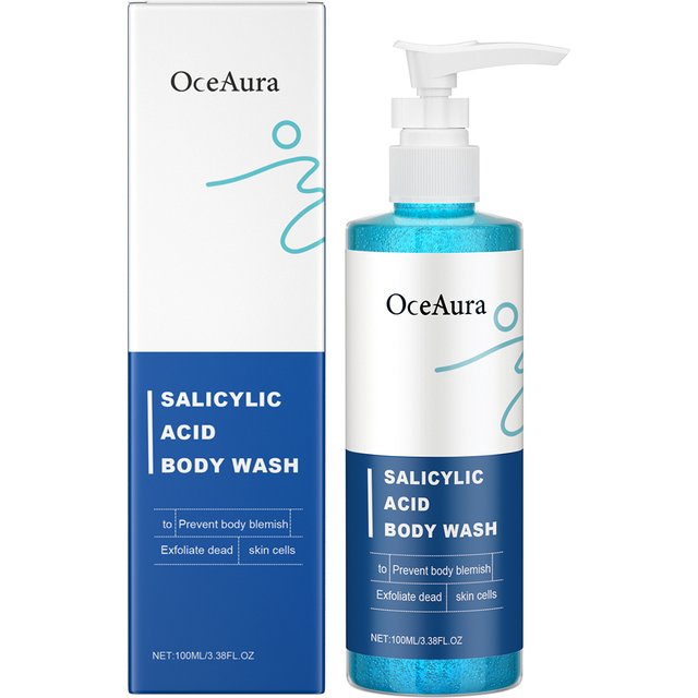 Salicylic Acid Exfoliat Shower Gel Remove Skin Dirt Prevent Pore Blockage Improve Skin Texture Cleansing Oil Control Body Wash