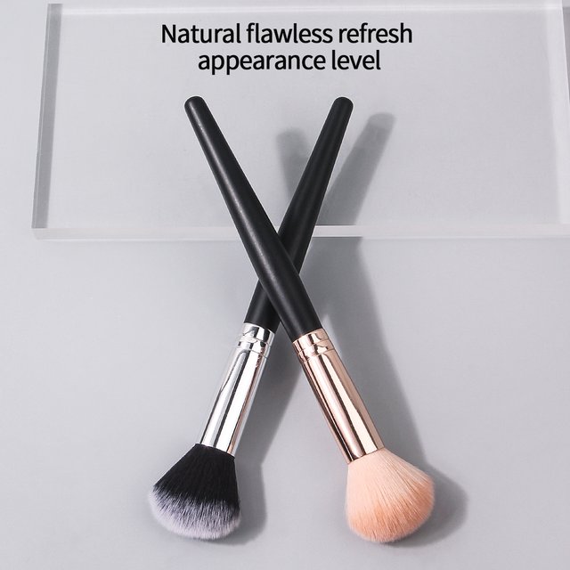2PCS Soft Blush Brush, Loose Brush, Contouring Brush, Non-Irritating to the Face, Portable Makeup Brush Tool for Beginners